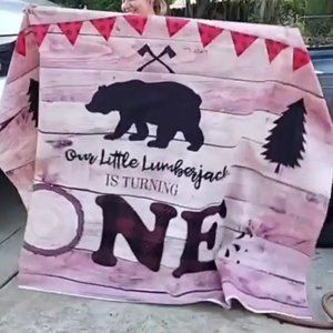 Lumberjack party decorations